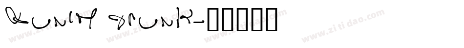 Punch Drunk字体转换